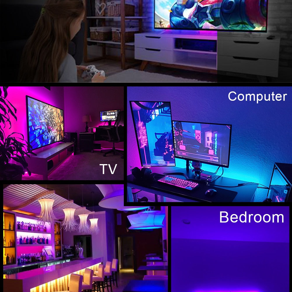 LED Strip Light USB Bluetooth RGB Lights