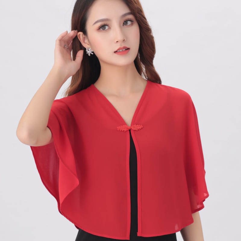 Thin Coat Summer Chiffon Shawl