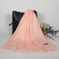 180*70cm+10*2cm tassel Cashmere Scarf