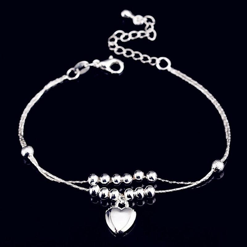 925 Sterling Silver Anklets Bracelet