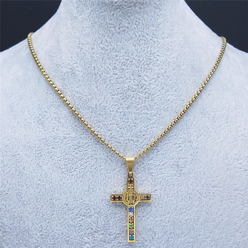 Catholic Jesus Cross Necklace