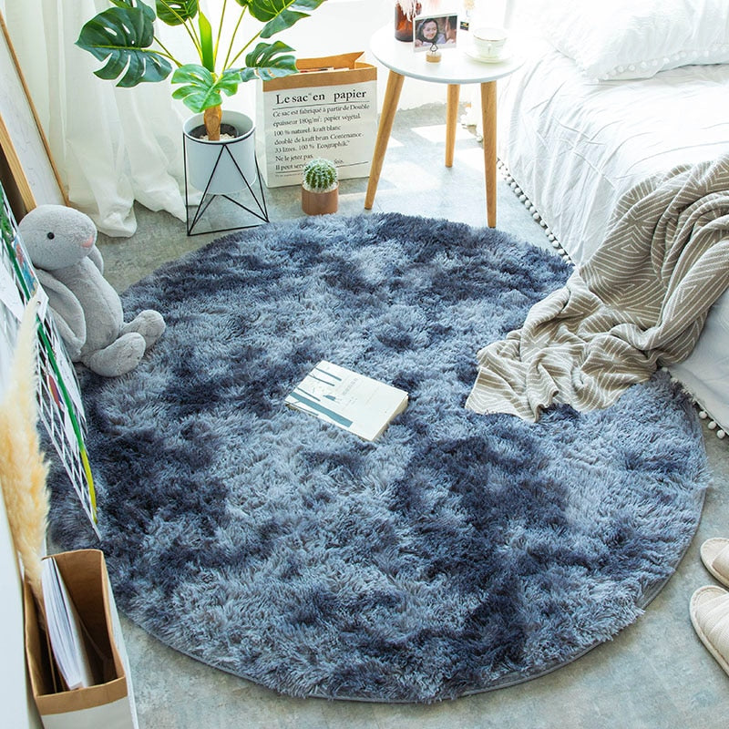 Bubble Kiss Thick Round Rug