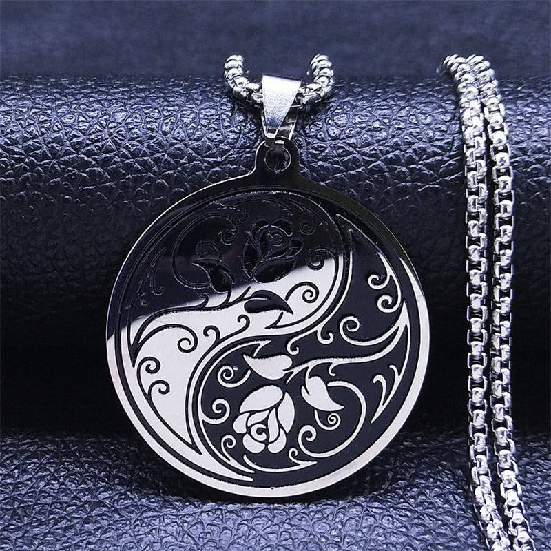 Goddess Tree of Life Stainless Steel Chain