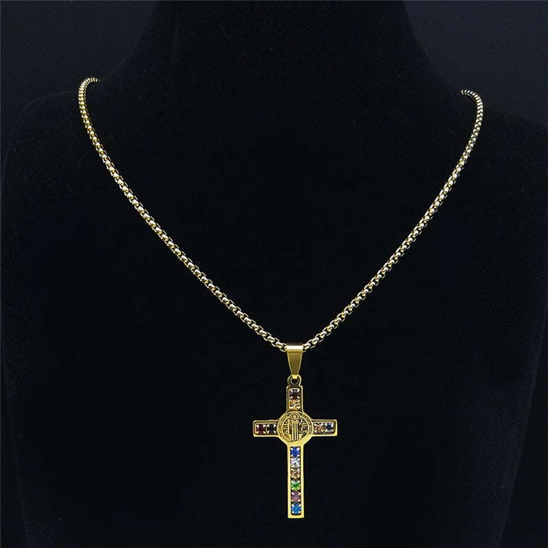 Catholic Jesus Cross Necklace