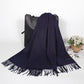 180*70cm+10*2cm tassel Cashmere Scarf