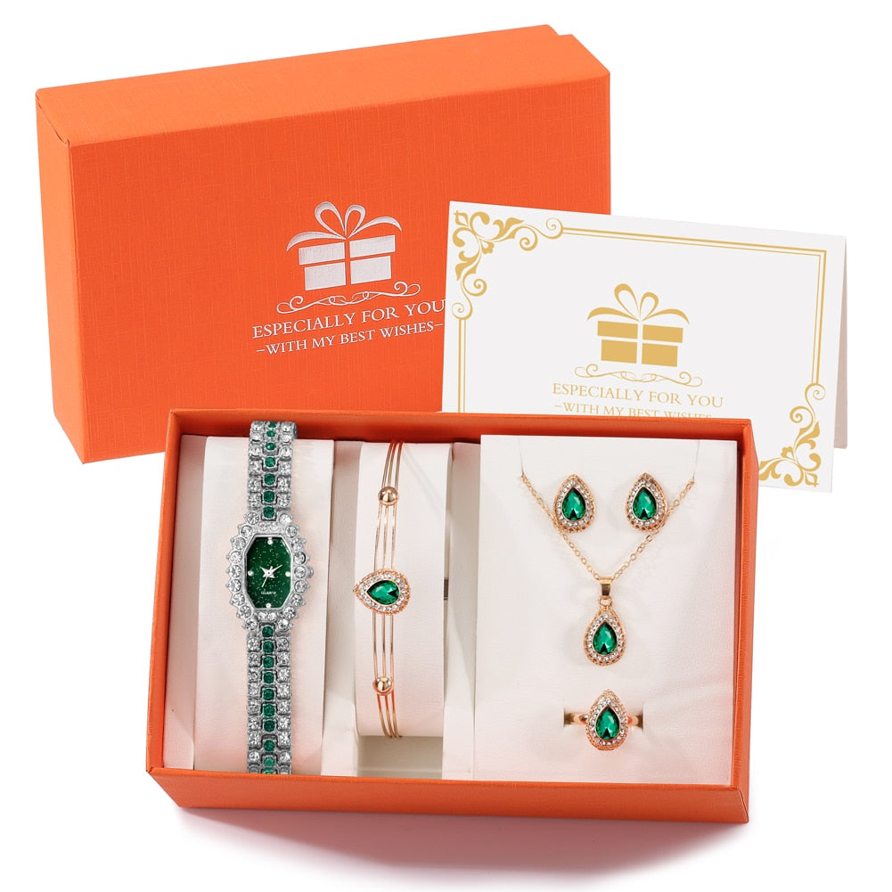 Luxury Women Watch-Jewelry Sets