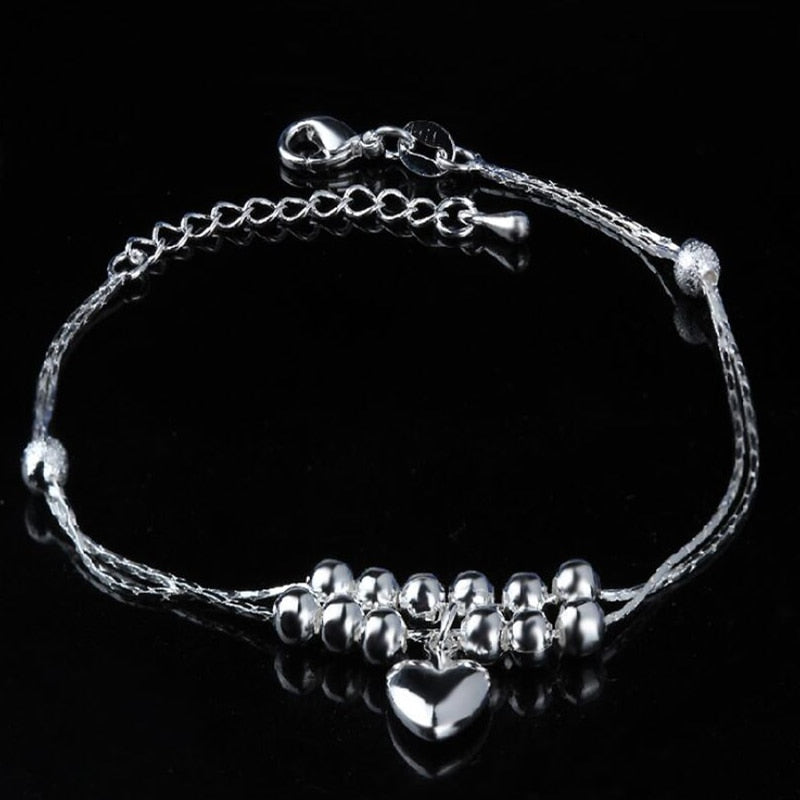 925 Sterling Silver Anklets Bracelet