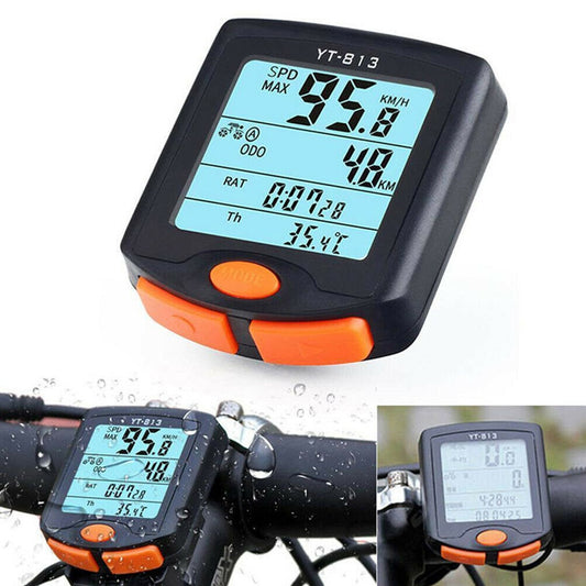 Waterproof Bicycle Computer Wired Speedometer