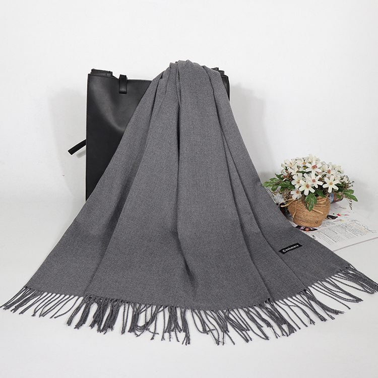 180*70cm+10*2cm tassel Cashmere Scarf