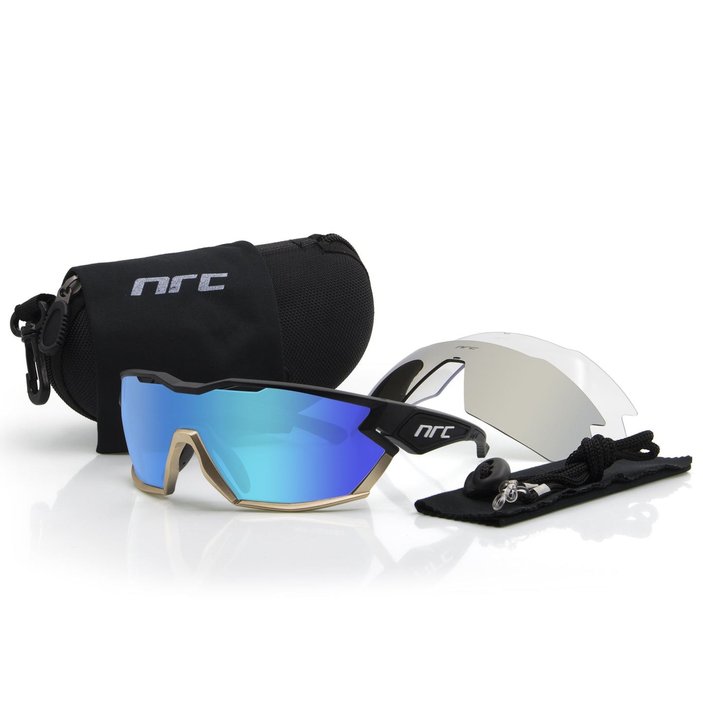 3 Pairs in 1 NRC P-Ride Photochromic Sport SunGlasses