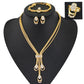 4-Pcs Jewelry Set Gold Color