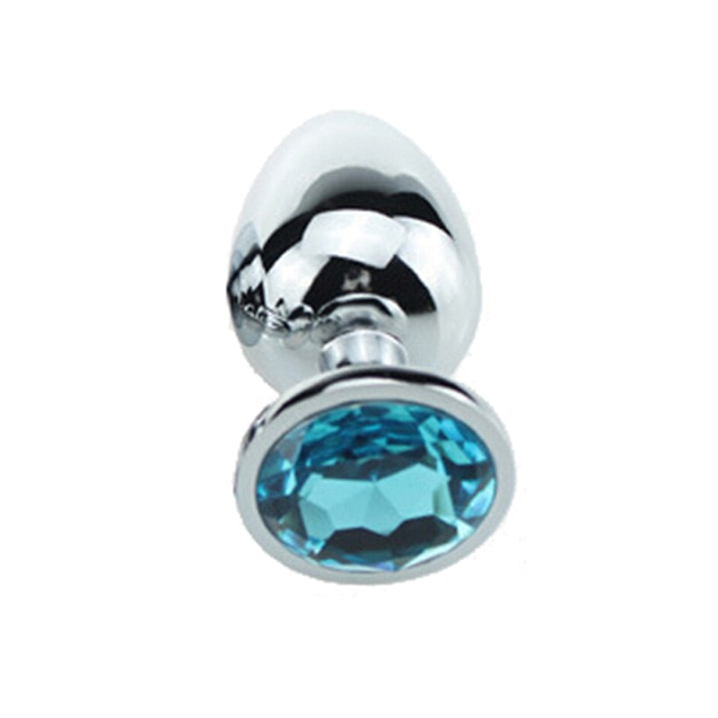 Anal Crystal Jewelry Piercing Plug Stimulator