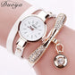 Duoya Brand Bracelet Luxury Gold Crystal Watch