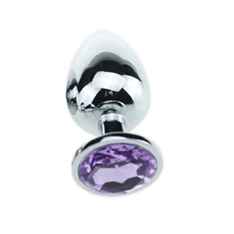 Anal Crystal Jewelry Piercing Plug Stimulator