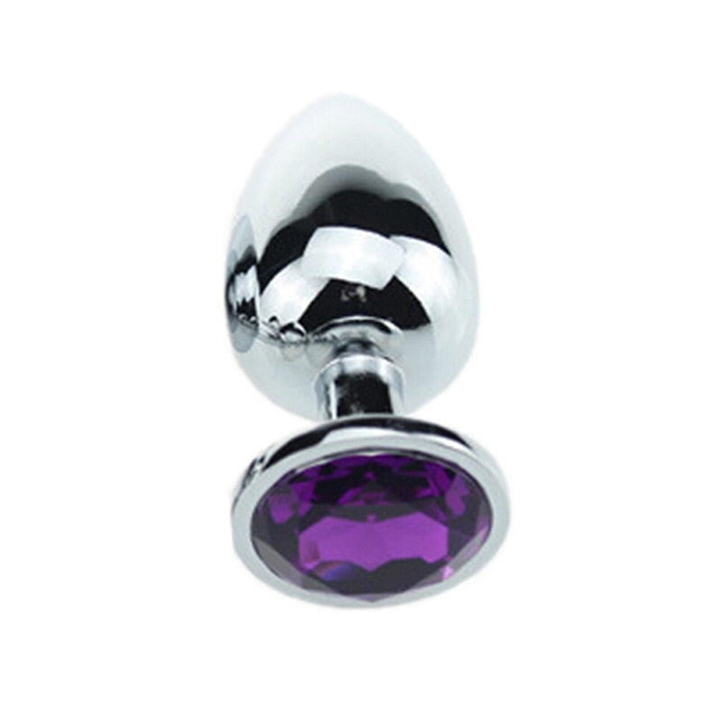 Anal Crystal Jewelry Piercing Plug Stimulator