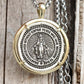 Virgin Mary Catholic Miraculous Medal Pendant Necklace