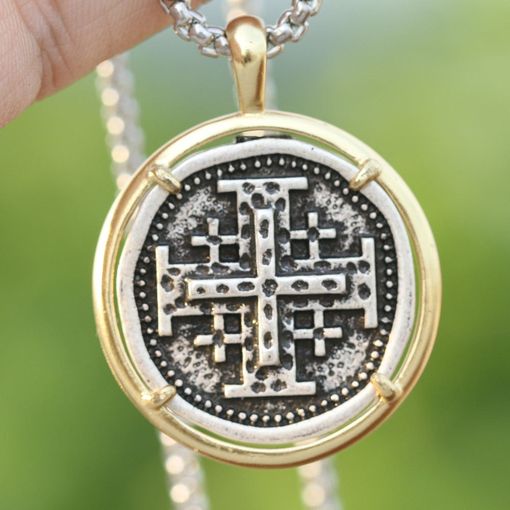 Jerusalem Crusaders Cross Templar Necklace