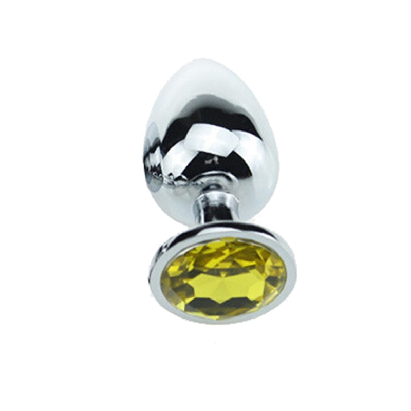 Anal Crystal Jewelry Piercing Plug Stimulator