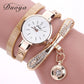 Duoya Brand Bracelet Luxury Gold Crystal Watch