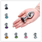 Anal Crystal Jewelry Piercing Plug Stimulator