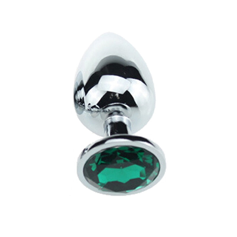 Anal Crystal Jewelry Piercing Plug Stimulator