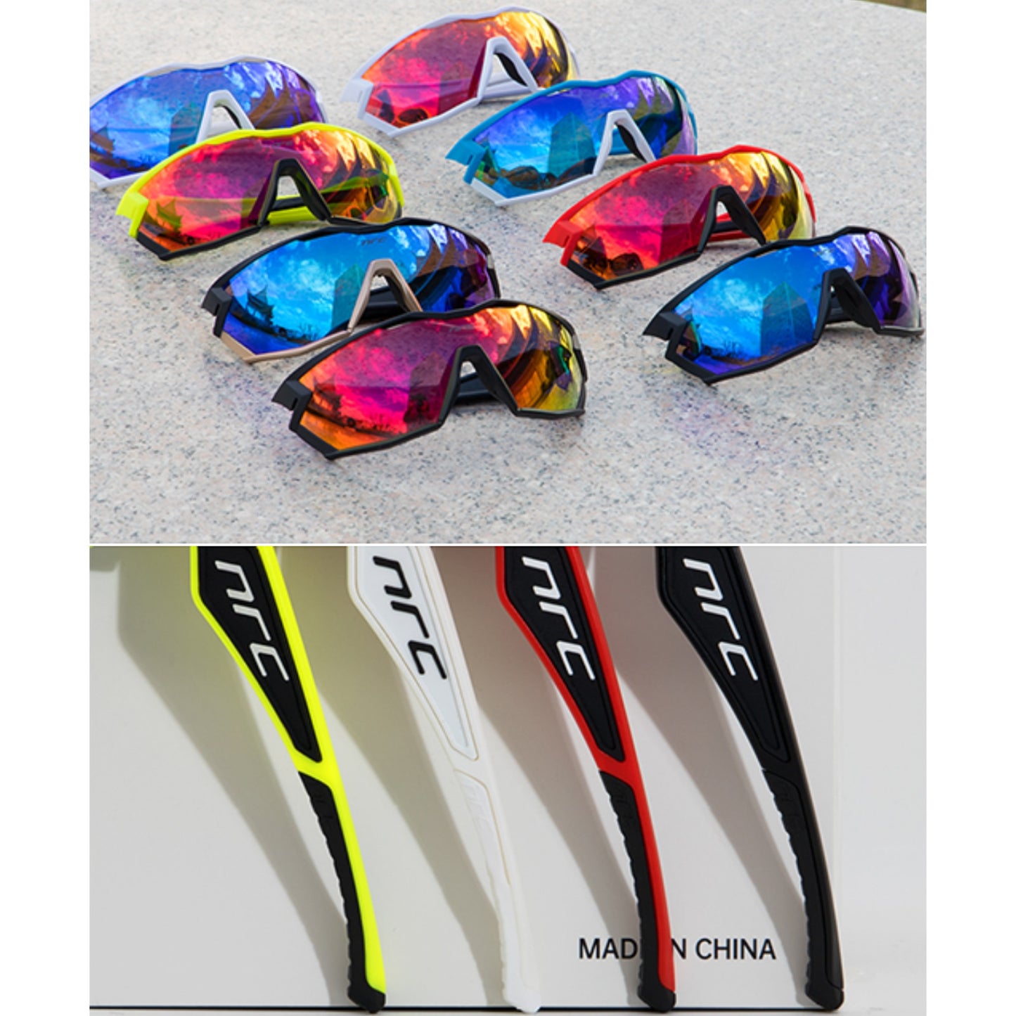 3 Pairs in 1 NRC P-Ride Photochromic Sport SunGlasses