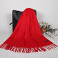 180*70cm+10*2cm tassel Cashmere Scarf