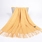 180*70cm+10*2cm tassel Cashmere Scarf