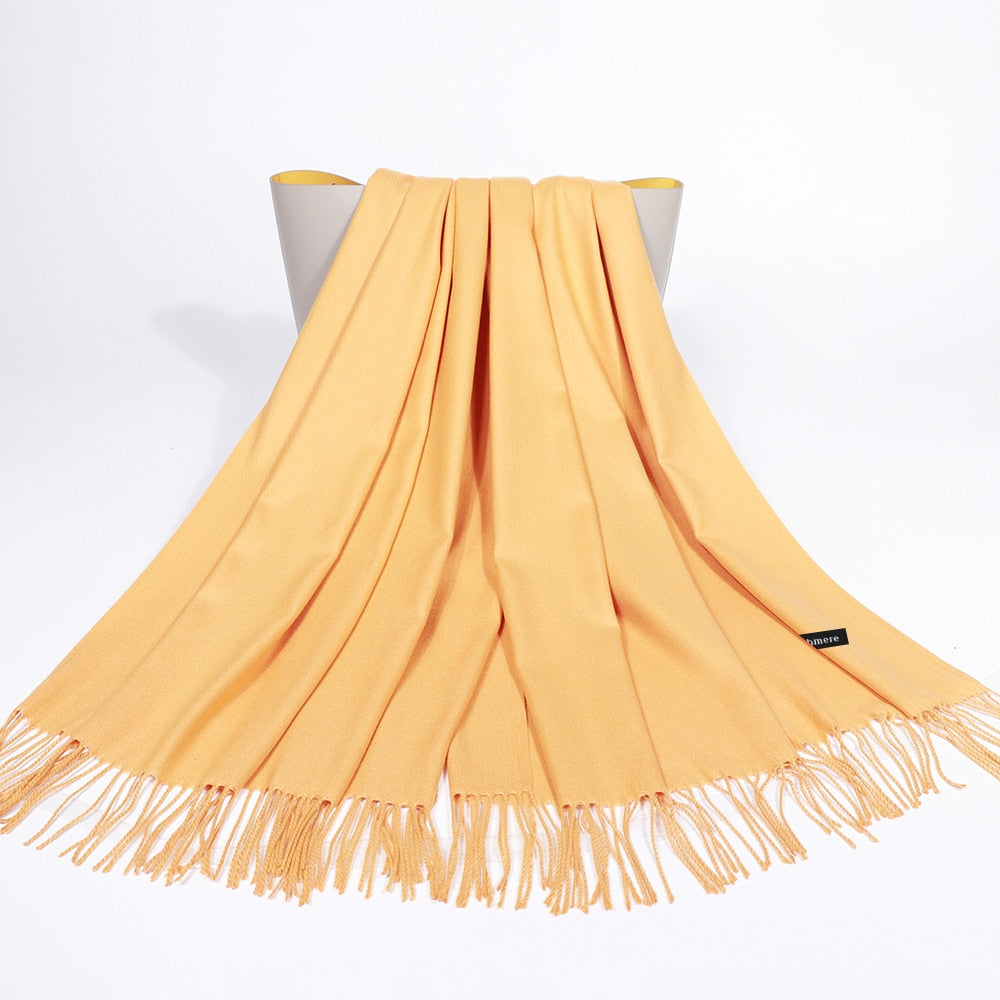 180*70cm+10*2cm tassel Cashmere Scarf