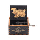 Christmas Wooden Hand Crank Music Box