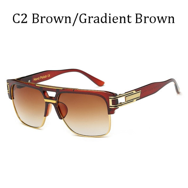 Hot New Luxury Design Classic Style Gradient Lens Sunglasses