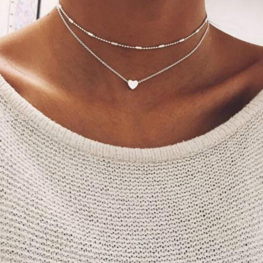 Gold color Choker Necklaces