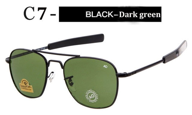 Aviation Top Gunner Brand Designer AO Sunglasses