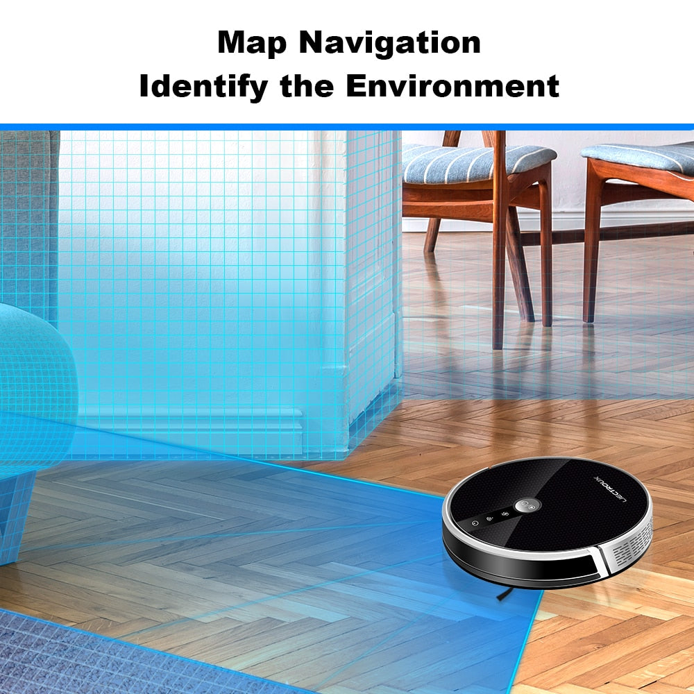 LIECTROUX C30B Robot Vacuum Cleaner AI Map Navigation