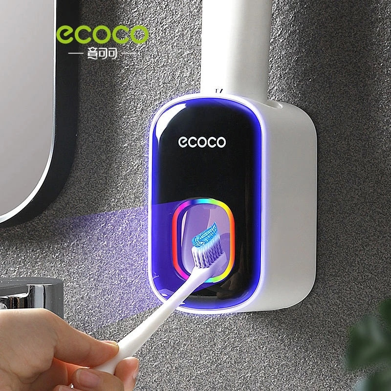 ECOCO Automatic Toothpaste Dispenser Dust Proof Holder