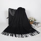 180*70cm+10*2cm tassel Cashmere Scarf