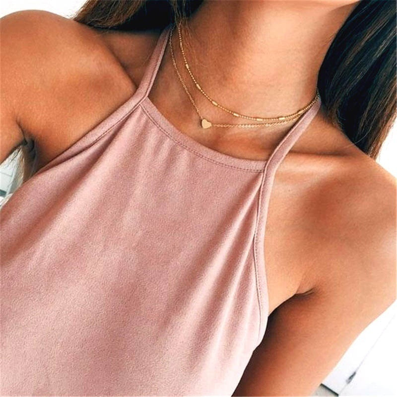 Gold color Choker Necklaces