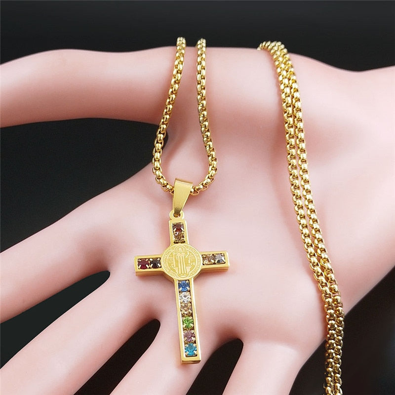 Catholic Jesus Cross Necklace