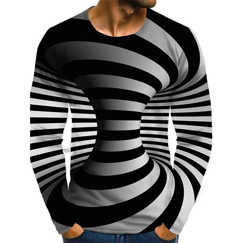 Optical Illusion Graphic T-Shirts