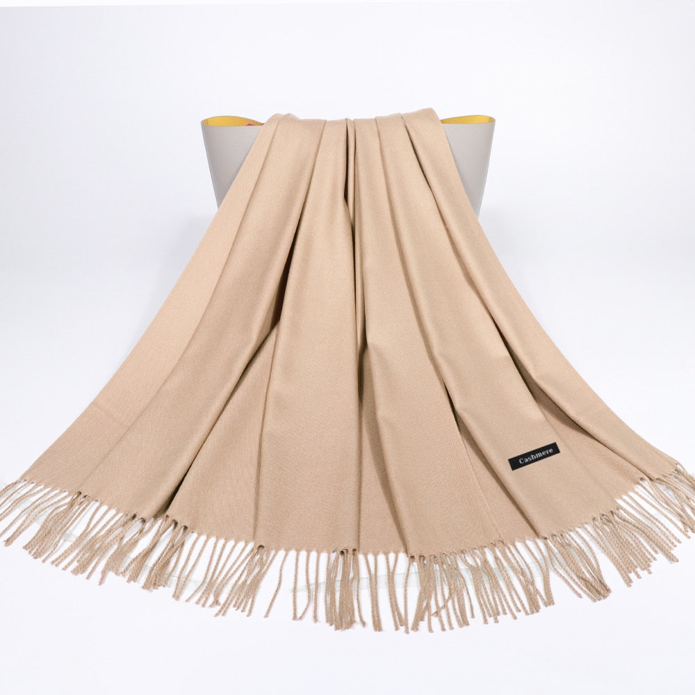 180*70cm+10*2cm tassel Cashmere Scarf