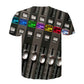 3D Rock Music T-shirts