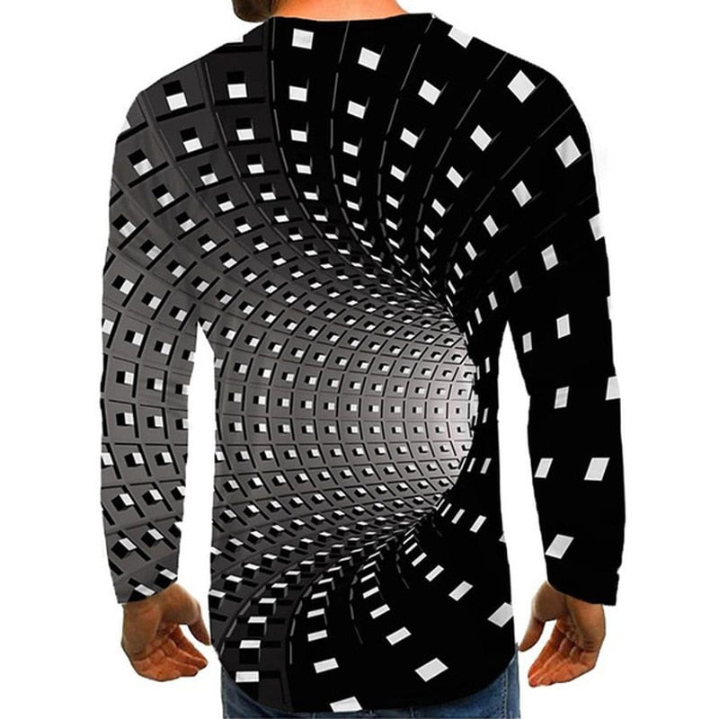 Optical Illusion Graphic T-Shirts