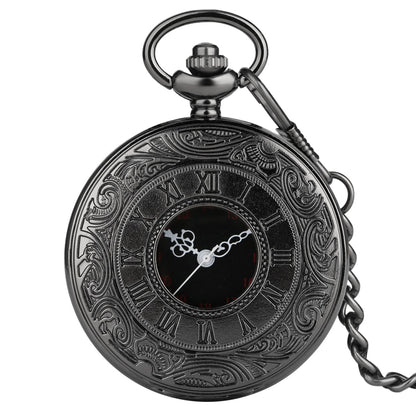 Vintage Pocket Roman Watches - Necklace Chain