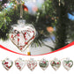 Love Transparent Merry Christmas Ball Ornament