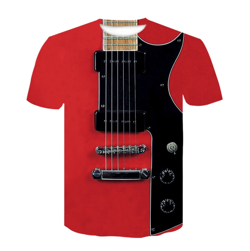 3D Rock Music T-shirts