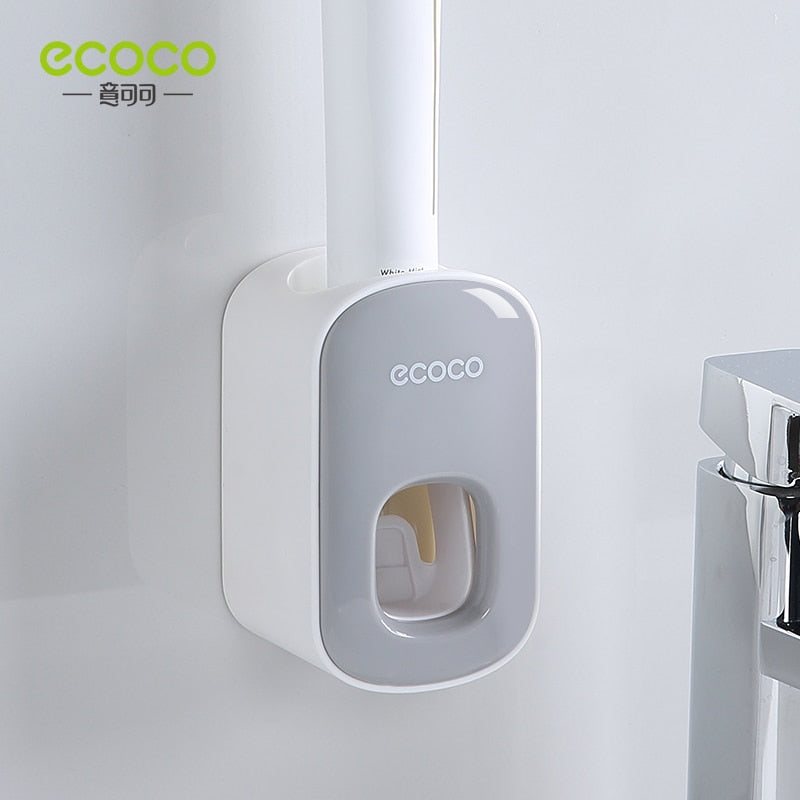 ECOCO Automatic Toothpaste Dispenser Dust Proof Holder