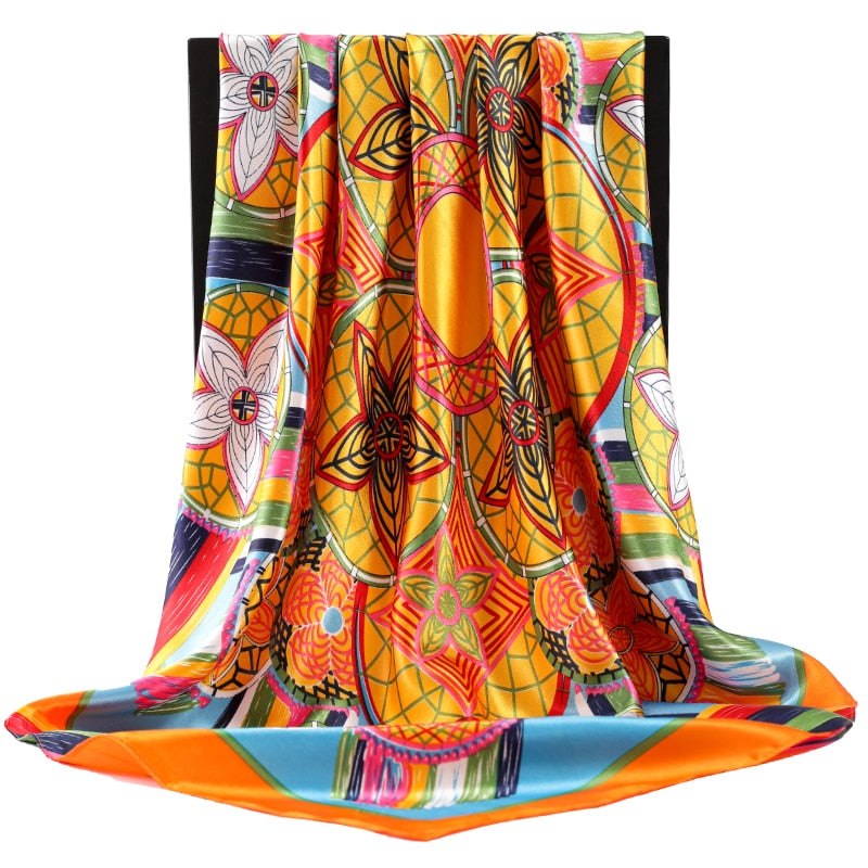 90*90cm 2022 New Retro Bohemian Scarf