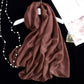 50*160cm Foulard Gradient Solid Color Georgette Shawl