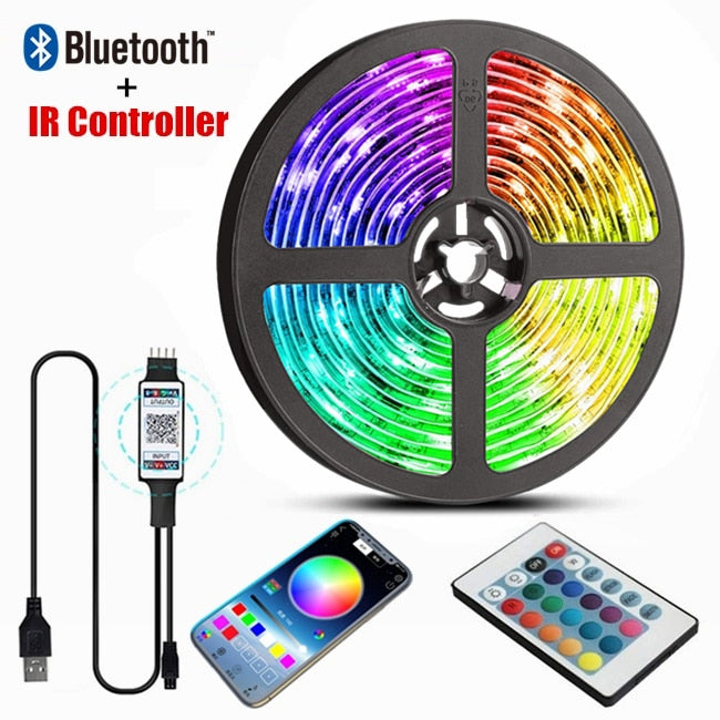 1-2-3-4-5-10 Meter Led Strip Light RGB Infrared Bluetooth Lamp