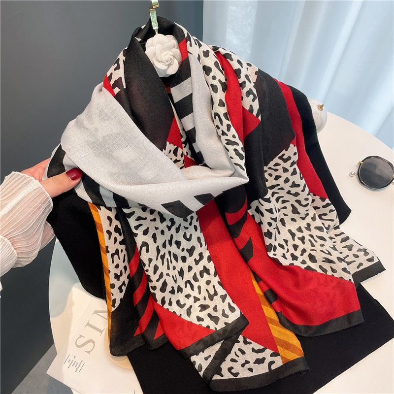 180*90cm New Design Fashion Print Scarf